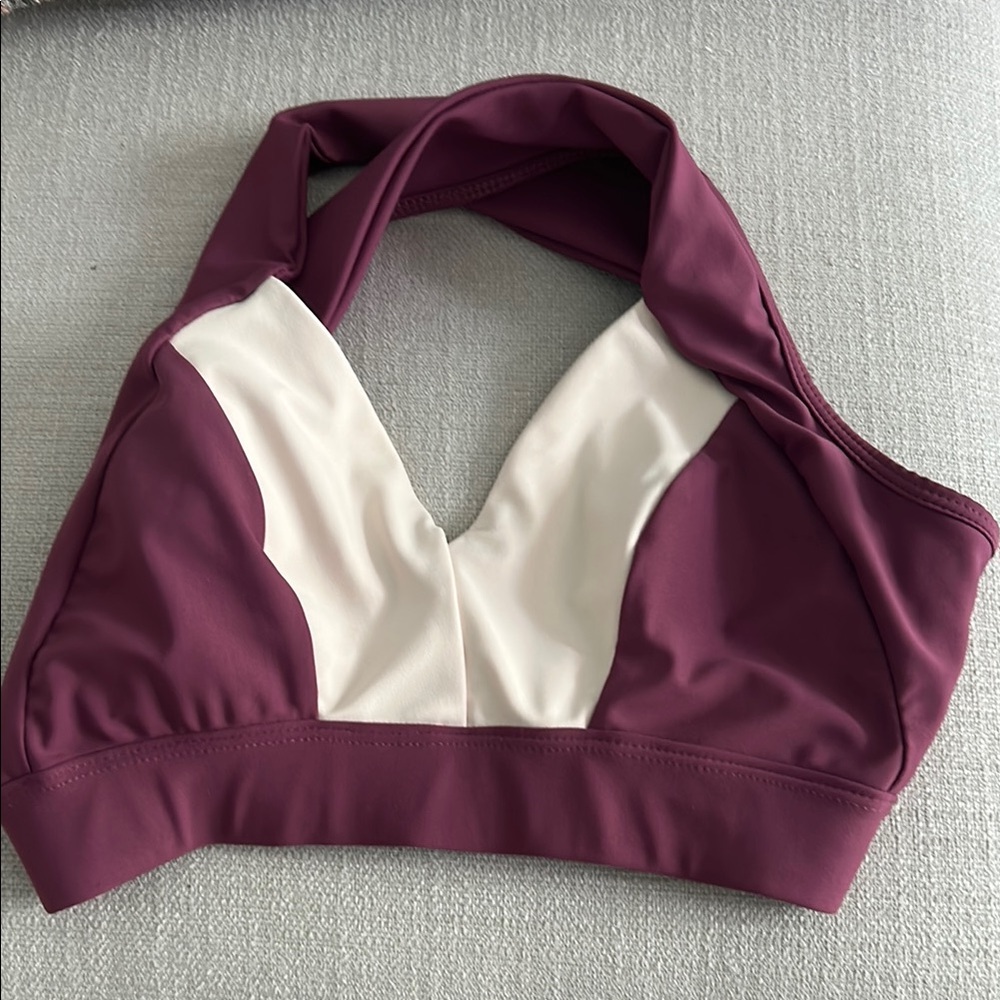 Purple and White Minimalist Bra Intimates